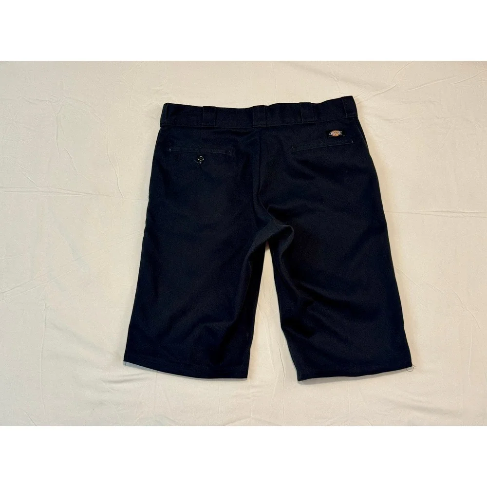 Dickies Flex Fit Work Shorts Mens 34 Black Flat Front Cargo 11874BK